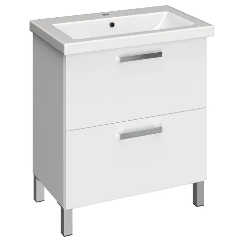 Тумба под раковину напольная MELAR 70 для COMO 70 белый: фотография 1