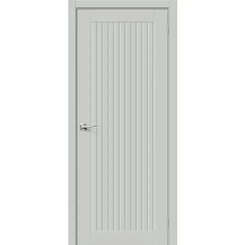 Дверь ПЭТ Браво-40 Grey Silk 2000х800: фотография 1