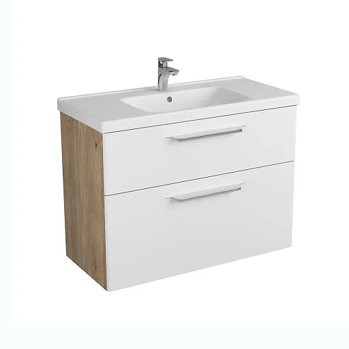 Тумба DIBORG Lande 100 2 ящика, Дуб 77.6227: фотография 1