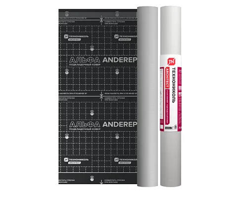 Подкладочный ковер Технониколь Альфа Anderep полимерный с механической фиксацией 70 м²: фотография 1
