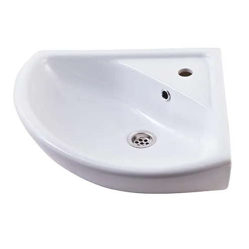 Умывальник "Элегия" угловой белый : фотография 1