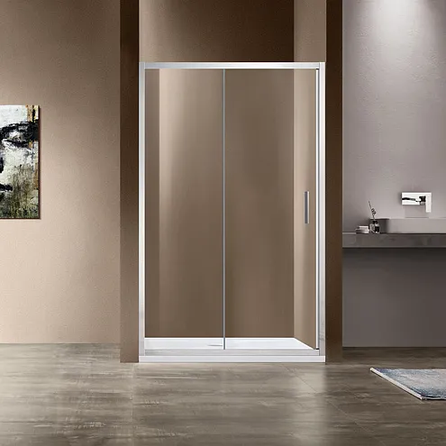Душевая дверь Vincea Garda VDS-1G145CL, 1450, хром, стекло прозрачное: фотография 1