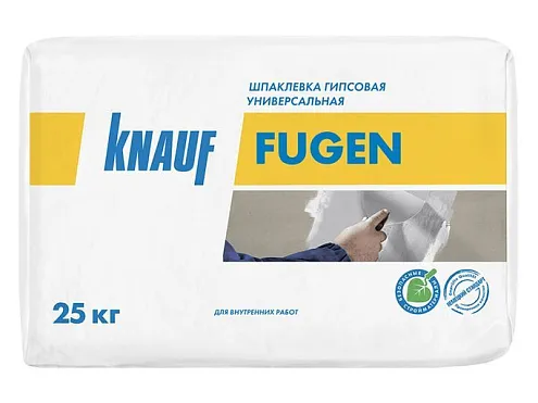 Шпаклевка гипсовая универсальная КНАУФ-Фуген 25кг: фотография 1
