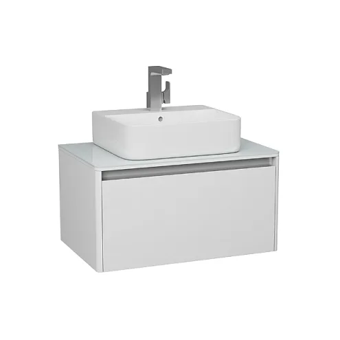 Тумба DIBORG Hanna 70 1 ящик, белая матовая 77.8214: фотография 1