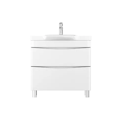 Тумба под раковину 80 AM.PM Like M80FSX0802WG напольная белый глянец: фотография 1