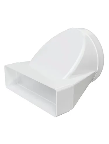 Соединитель плоского канала с круглым 620СП16КП D160 эксцентриковый 204х60 ERA: фотография 1