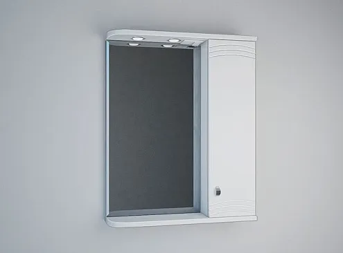 Зеркало Лира 55 арт.04  электрика, правое : фотография 1