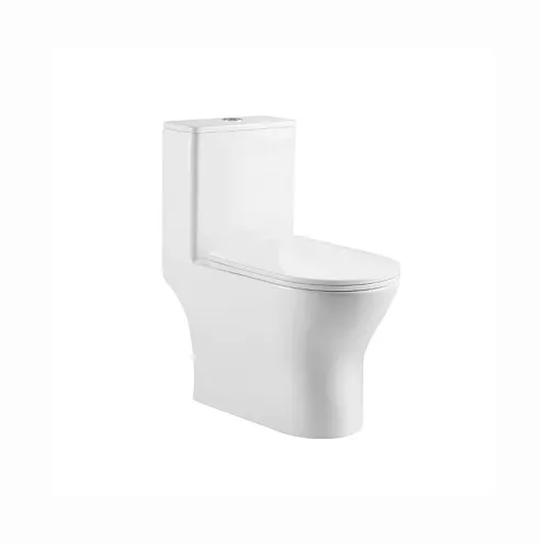 Унитаз-моноблок напольный, безободковый, система смыва торнадо, Aquatek AQ2816T-00 Гелиос, 670х350х760, крышка-сиденье дюропласт soft-close: фотография 1