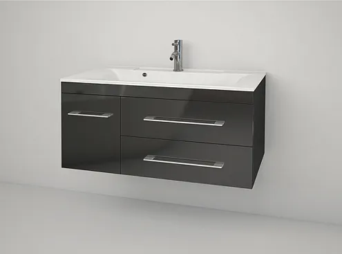 Тумба Элен 90 арт.106 черная: фотография 1