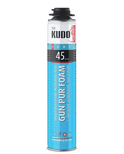 Пена монтажная KUDO HOME 45 профессиональная всесезонная : фотография 1