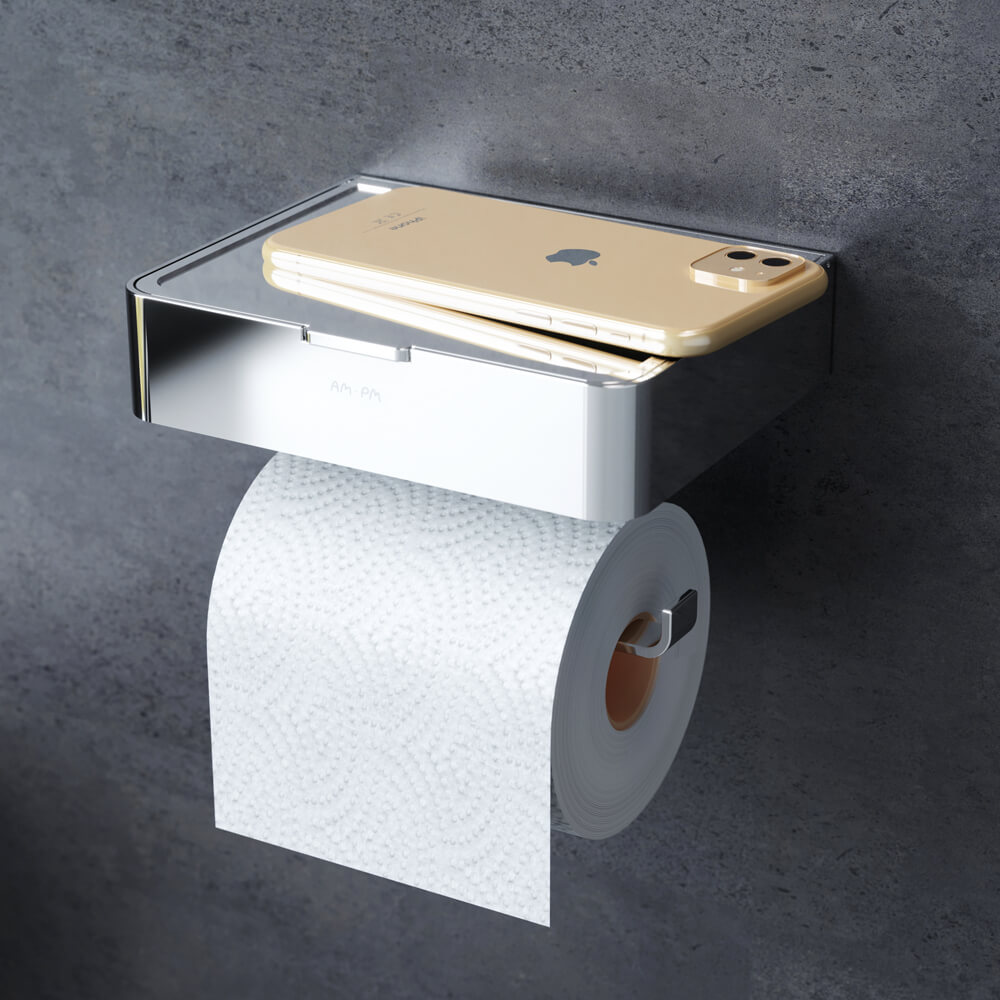 A50A341500 Inspire V2.0, Держатель для туалетной бумаги с коробкой, хром, шт: фотография 5