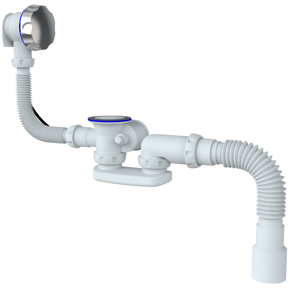 Сифон для ванны и глубокого поддона sigma S102 автомат : фотография 1 превью