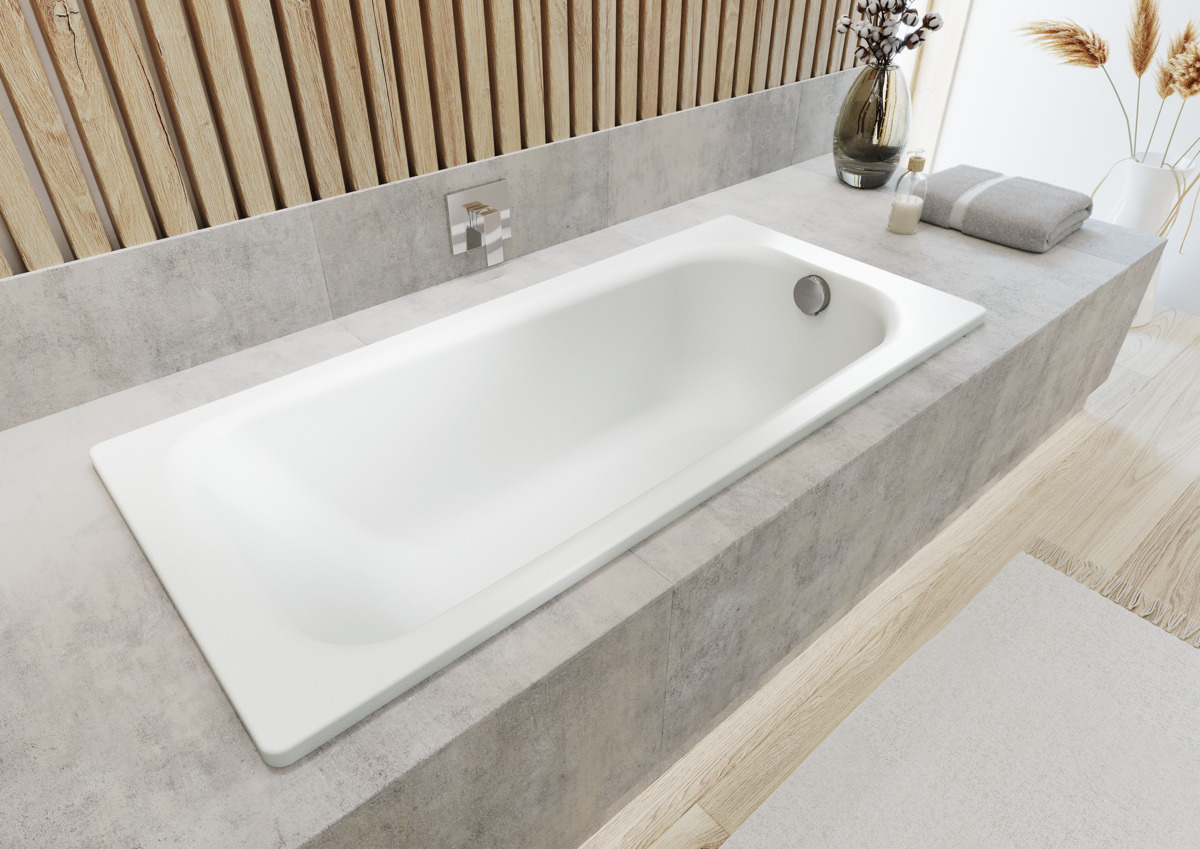         Ванна Saniform Plus Мод.373-1 170х75 белый + anti-sleap+easy-clean: фотография 0 превью