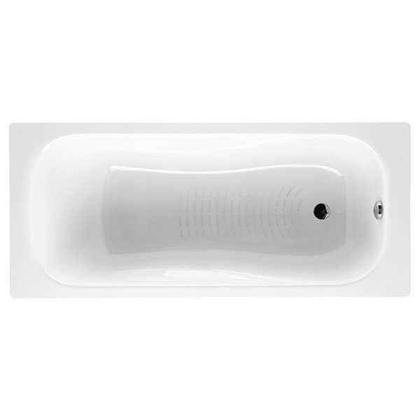 2310G000R Malibu чугунная ванна 160х75 противоскользящее покрытие, с отверстиями, но без ручек ( РУЧКИ ОТДЕЛЬНО ): фотография 1 превью