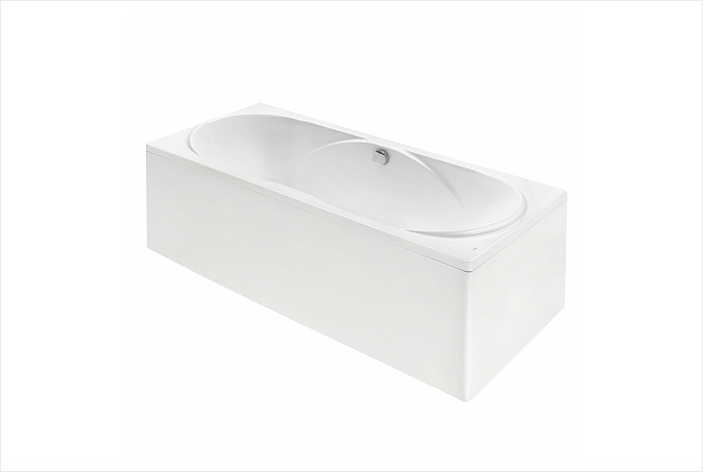 248525000 MADEIRA акриловая ванна прям 180х80 белая (монтажный комплект заказывается отдельно): фотография 1 превью