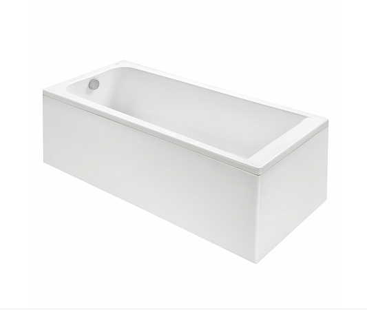 248507000 ELBA акриловая ванна прям 170х75 белая (монтажный комплект заказывается отдельно): фотография 1
