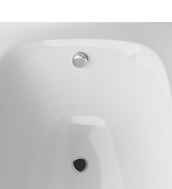 W30A-170-075W-A Sensation, ванна акриловая A0 170х75 см, шт: фотография 1