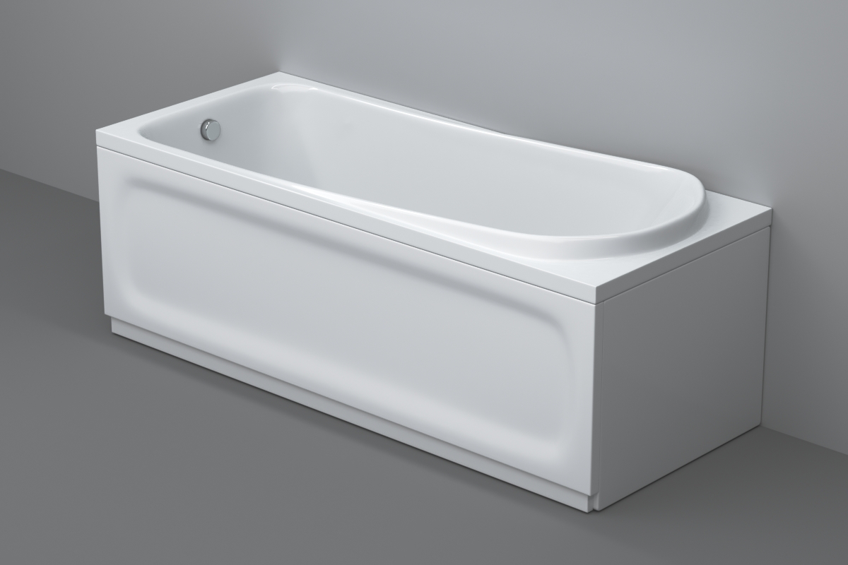 W80A-170-070W-P Like, панель фронтальная для ванны Like A0 170х70 см, шт: фотография 1