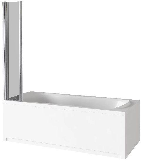 Шторка для ванны SCREEN GR5-120-C-CH (5 ств.складная,стекло 5 мм): фотография 0 превью