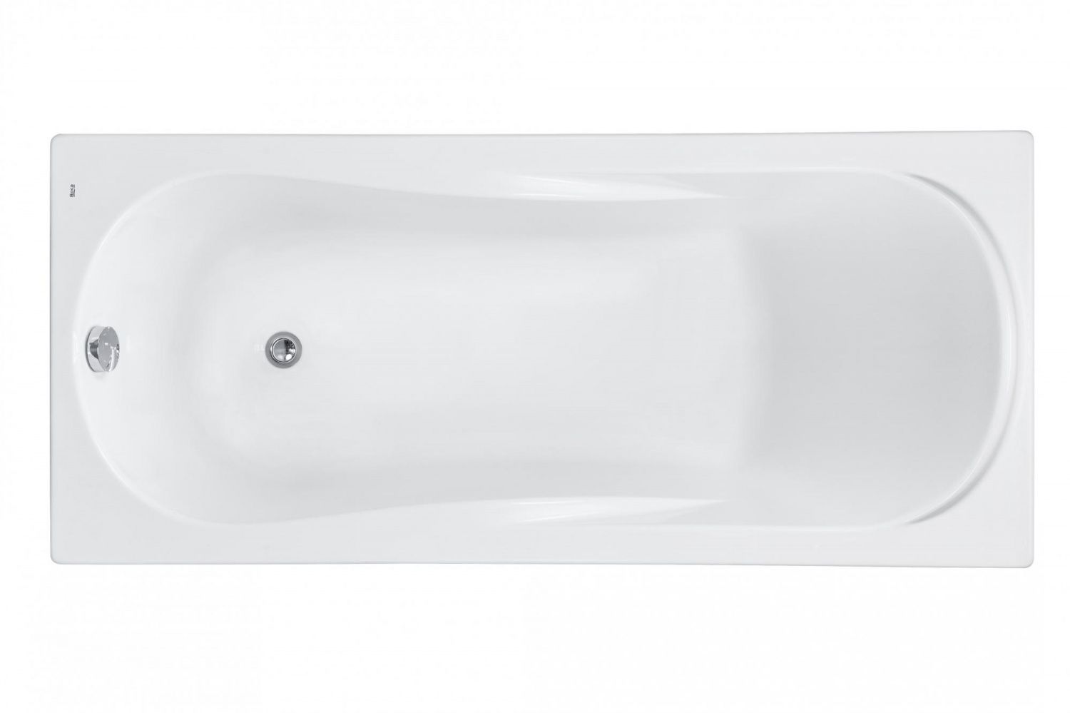 Ванна акриловая Roca Uno, 160x75, белая: фотография 1