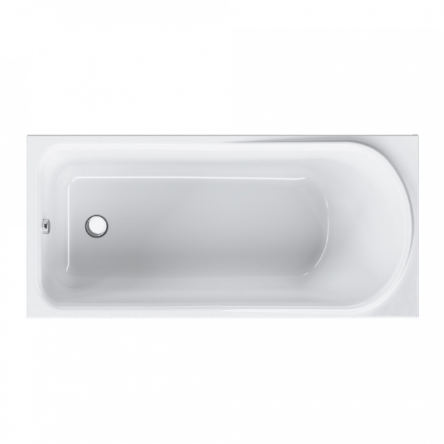 Комплект акриловой ванны со шторкой и душевой системой AM.PM Gem, 170x70, белый: фотография 1