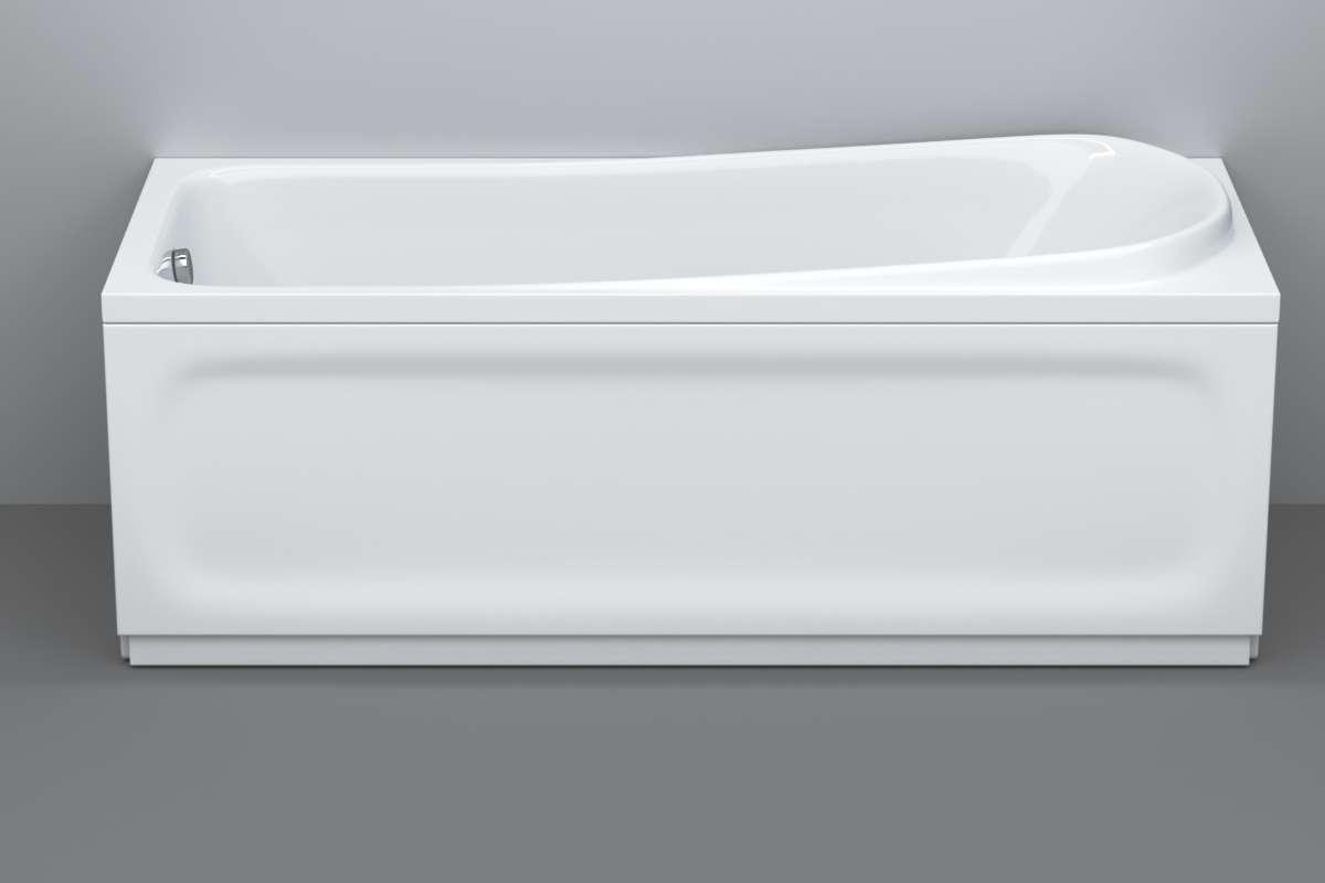W80A-170-070W-P Like, панель фронтальная для ванны Like A0 170х70 см, шт: фотография 0