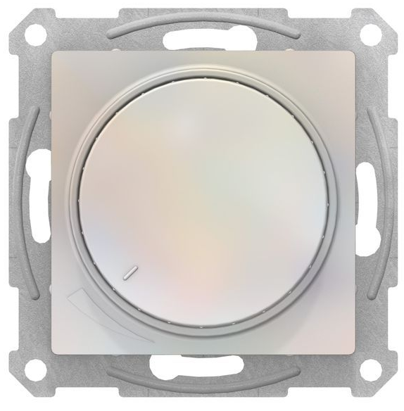 Механизм светорегулятора (диммера) ATLAS DESIGN поворотно-нажимной 315Вт жемчуг SchE ATN000434: фотография 0 превью