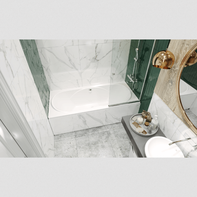 MADEIRA ванна акриловая прямоугольная 180х80 белая: фотография 3 превью