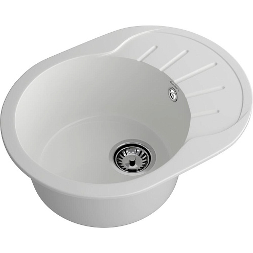 Мойка GRANFEST GF-R580L чаша + крыло 580х450 мм иней: фотография 1