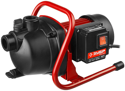 Насос поверхностный ЗУБР НС-М1-600 центробежный, 600 Вт: фотография 1