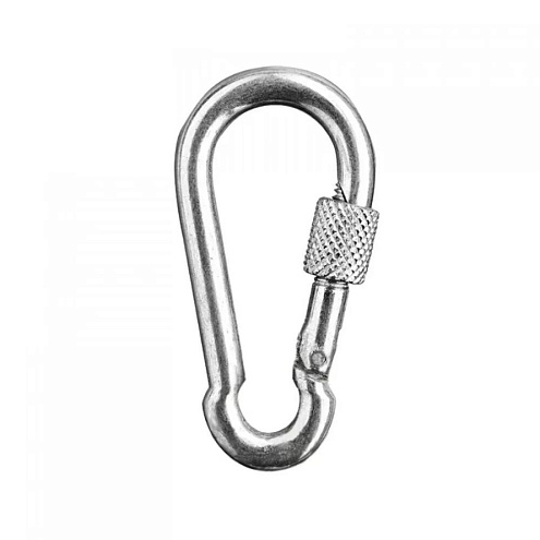 Карабин с предохранительной гайкой  6мм &quot;Fixbox&quot;: фотография 1