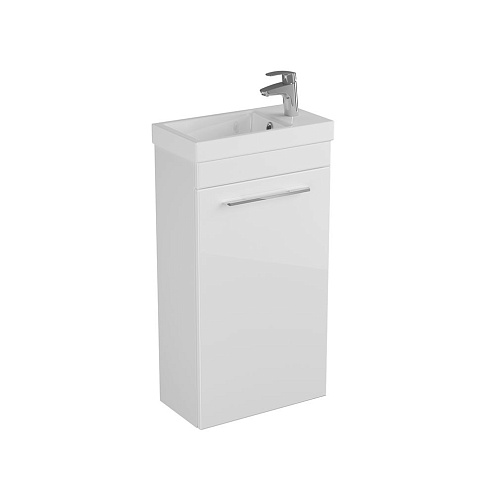 Тумба DIBORG Katarine 40 1 дверь, белый глянец 77.4201: фотография 1