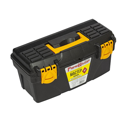 Ящик для инструмента &quot;ЭКОНОМ&quot; 410х220х200мм/16&quot;, РемоКолор: фотография 1