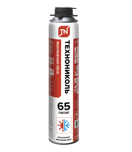 Пена монтажная Технониколь 65 CONSTANT всесезонная, 850 мл: фотография 1