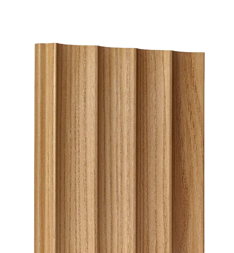 Стеновая панель ACUPAN  WELLEN (Волны) MDF ECO 122.506.95 Эльм Натуральный 2760х122х12мм : фотография 1