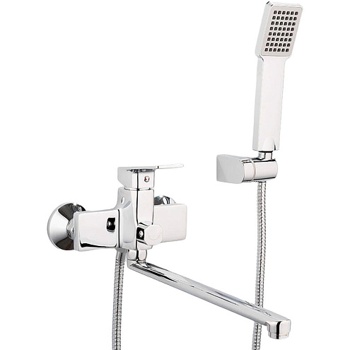 Смеситель для ванны и умывальника 35к F2246 L-нос 35 см FRAP: фотография 1