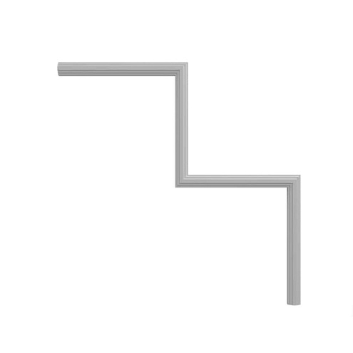 Угловые элементы 1.52.812 размеры 21х15х280х280 мм : фотография 1