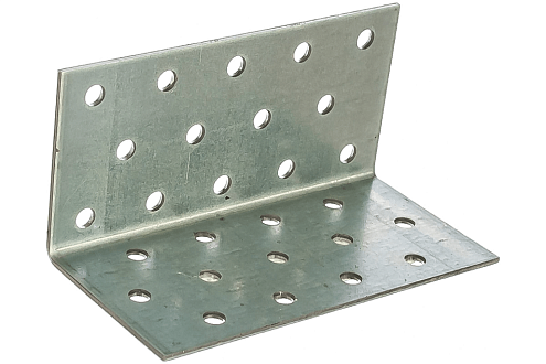 Уголок крепежный равносторонний  50х50х100х2мм: фотография 1