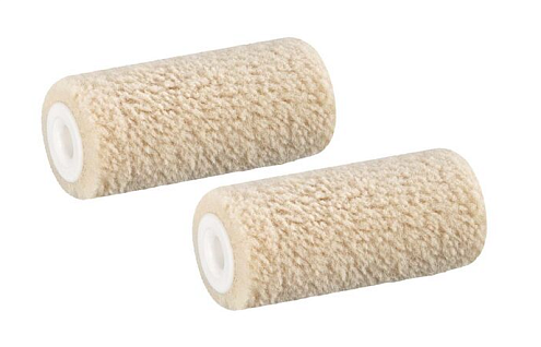 Мини-ролик "Филт бежевый" для лаков, бюгель 6мм, 17х60мм упак.2шт, ColorExpert: фотография 1