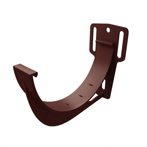 Кронштейн желоба ПВХ, Шоколад (RAL 8017), Grand Line: фотография 1