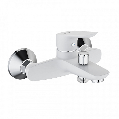 771000200 Jupiter, смеситель для ванны/душа, белый: фотография 1