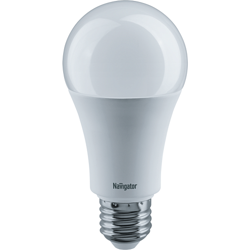 Лампа светодиодная 71 297 NLL-A60-12-230-4K-E27 12Вт грушевидная 4000К E27 1000лм 176-264В NAVIGATOR 71297: фотография 1