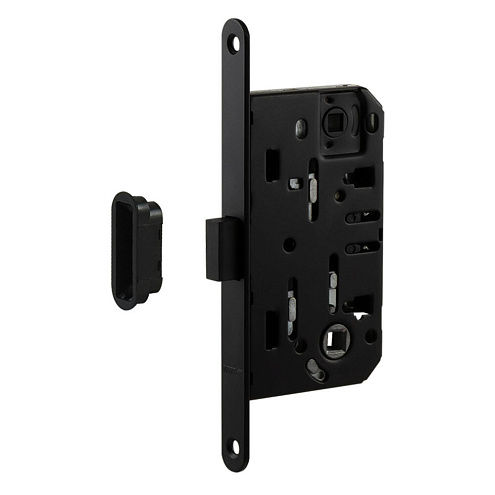 Замок магнитный М 13М-96 мм под фиксатор с ответной планкой чёрный: фотография 1