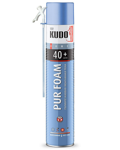 Пена монтажная KUDO HOME 40+ бытовая всесезонная: фотография 1