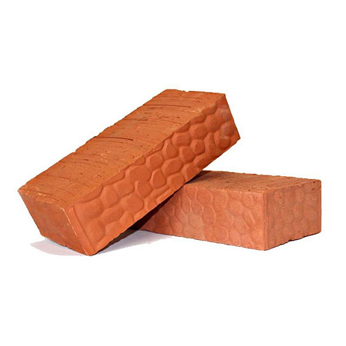 Кирпич рядовой керамический полнотелый одинарный М-125 Чайковский с накатом ГОСТ 530-2012 : фотография 1