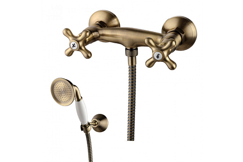 Смеситель Lemark "Винтаж" LM2803B для душа бронза: фотография 1