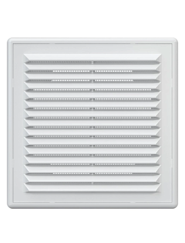 Вентиляционная решетка 1515Р сетка, разъемная, наклонные жалюзи ERA: фотография 1