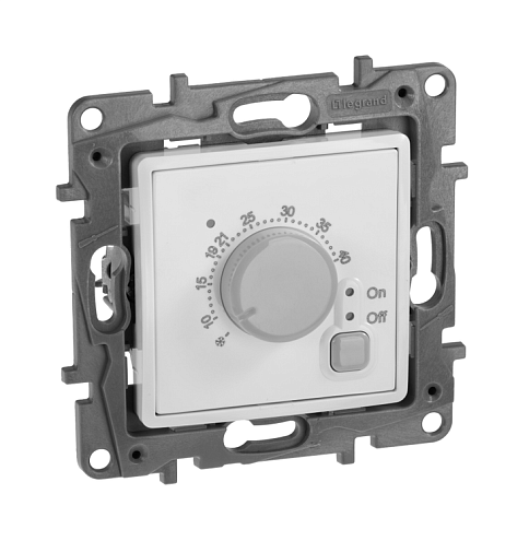 Механизм термостата Etika для теплого пола белый Legrand 672230: фотография 1