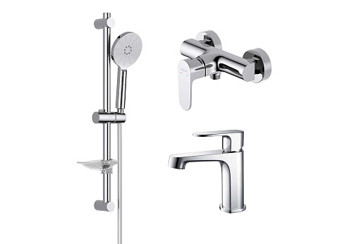 Комплект для ванны 3в1 Aquatek AQ1231CR Оберон AQ1210CR+AQ1260CR+AQ2014CR: фотография 1