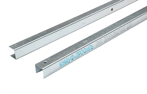 Профиль потолочный направляющий Knauf 28x27 ППН  L=3м 0,6мм : фотография 1
